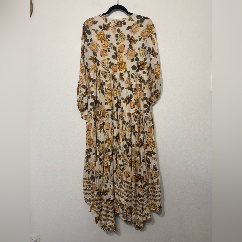 Free People Rows Of Roses Maxi Dress XS - Picture 13 of 16